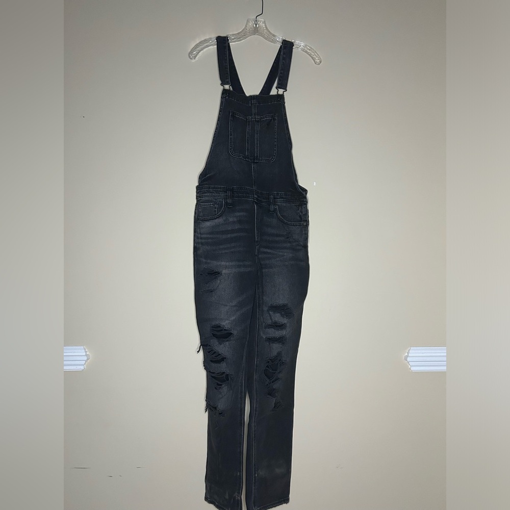 American Eagle Full Length Black Overalls